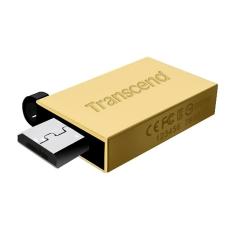 Transcend JetFlash 380G USB 2.0 OTG Flash Drive 16 Gb - Gold