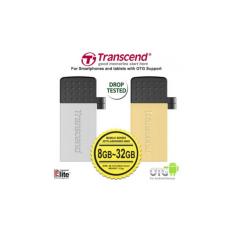 Transcend JetFlash 380S Flashdisk Mobile OTG - 32GB Silver