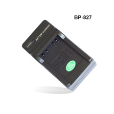 Travel Camcorder Charger Replacement BP-827 BP827 BP 827 Camera Ultra Slim Charger for for Canon VIXIA HF20 HF21 HF200 HF G10 HF S30 HF S100 HF S200 HG20 HG21 XA10 (Black)