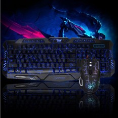 Tricolor backlight 104 Key Waterproof Rainbow Backlit Slim LED Backlight Gaming Keyboard PC Gamer Computer Laptop Wired USB Keybord for Game - intl