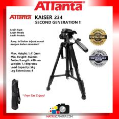 Tripod ATTanta Kaiser 234 for DSLR, Mirrorless atau HP + Tas Tripod