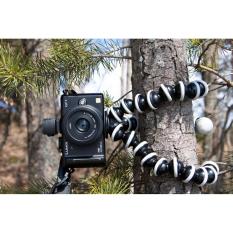 Tripod Flexible Gorilla With Holder Stand Mount for Gopro Camera/SLR /DV Mini Camera Handphone - Tripod Murah Tripod Flexible Penyangga HP Mini Fleksibel Stan Kaki Gorilla Tumpuan Kaki Tiga - Hitam