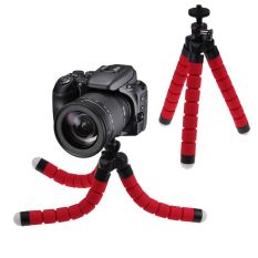 Tripod Fleksibel Octopus Bracket Stand Mount untuk GoPro Kamera/SLR/DV Mini-Merah-Intl