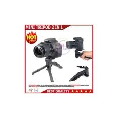 TRIPOD MINI 2 IN 1 UNTUK SEMUA KAMERA DSLR & MIRRORLESS - BAHAN TOP !!