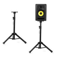 Tripod Speaker Stand Holder Mount Adjustable Konstruksi Baja Kasar-Intl