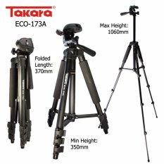 Tripod Takara ECO-173A + Holder U buat Hp