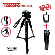 Tripod Takara eco 196a plus bag holder tripod kamera DLSR dan phone