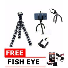 Tripod Universal Gorillapod Mini Fleksibel Multifungsi + Bonus holder u Free Fish Eye