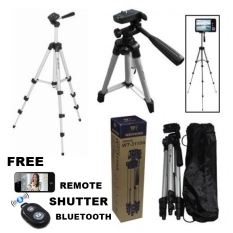 Tripod Weifing WT-3110a + Gratis Holder U + Bluetooth Camera Shutter