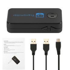 TS-BT35F18 Nirkabel Bluetooth Transmitter & Splitter Bluetooth 4.1 A2DP Audio Adapter Pemutar Audio Nirkabel Adapter Aux 3.5mm-Intl