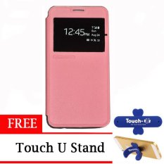 TUNEDESIGN FolioAir Leather Case for Samsung Galaxy Alpha - Pink