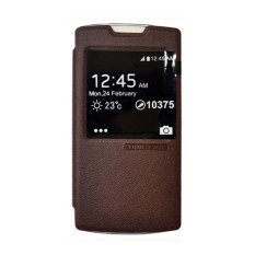 Tunedesign FolioAir Case for OPPO Find 5 Mini Casing Cover Flip - Coklat