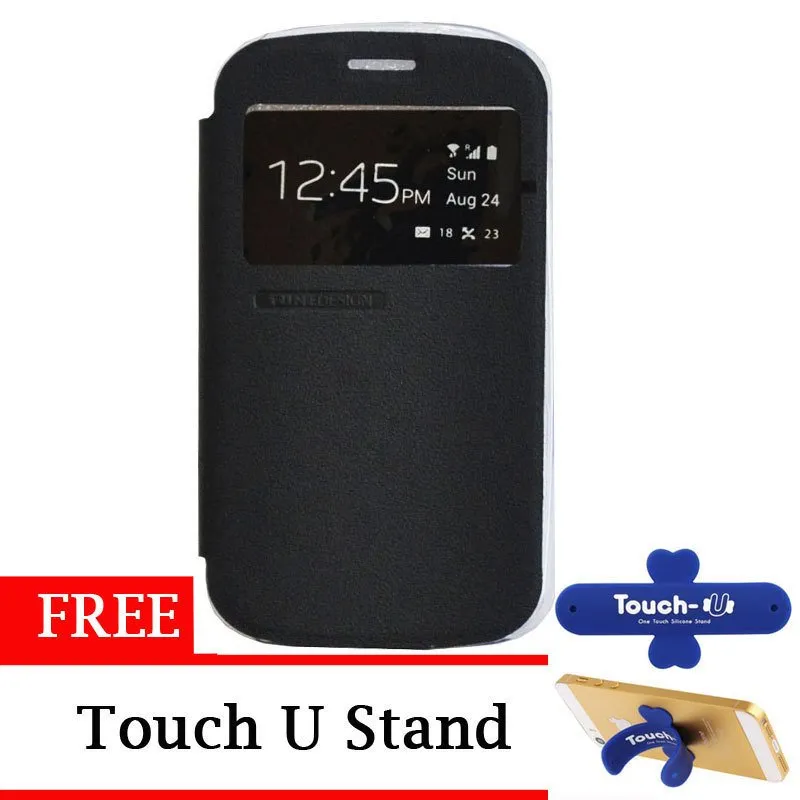 Harga tunedesign folioair leathercase blackberry q20 hitam black book cover book case flip cover flip case