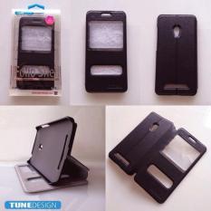 TUNEDESIGN FolioShell Leathercase Samsung Galaxy Ace 3 Black/Hitam Book cover Book Case Flip Case Flip Cover Casing Hp Casing Handphone