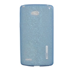 TUNEDESIGN LiteAir Ultrathin 0.3mm LG L80 Dual Sim - Blue/Biru TPU Jelly Silicone Softcase Backcase Backcover Case Hp Casing Handphone