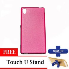 TUNEDESIGN LiteAir2 UltraThin Skin Sony Xperia M4 Aqua - Pink/Merah Muda TPU Jelly Case Kulit Softcase Silicone Backcase Backcover Case Hp Casing Handphone
