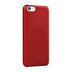 TUNEWEAR Eggshell Pearl for Iphone 5C - Pearl Red + Gratis Screen Protektor