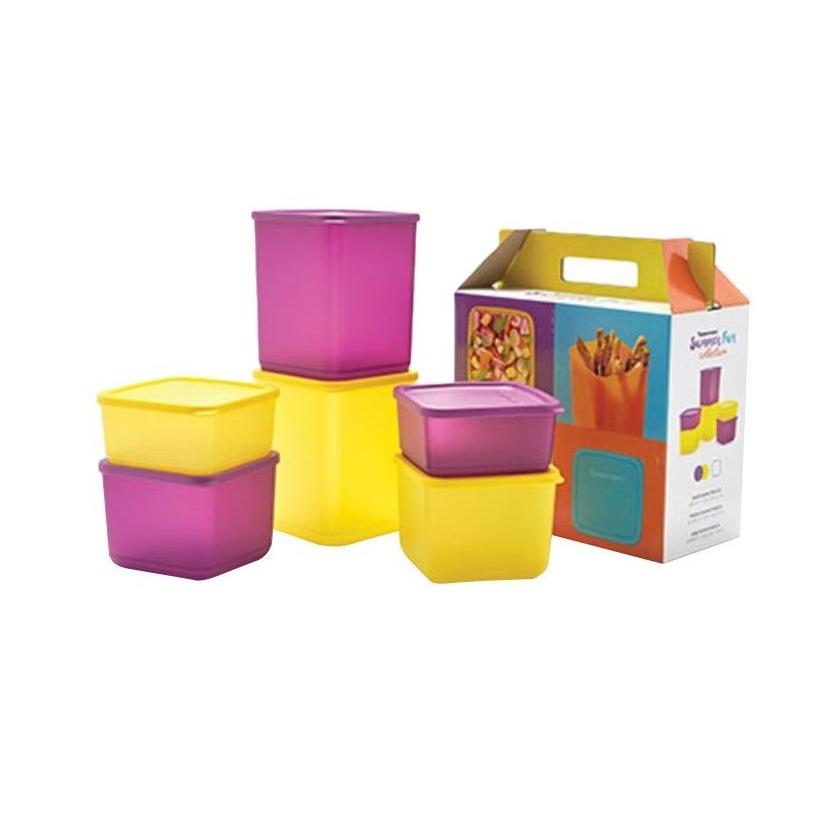 Tupperware Summer fun - 6pcs warna warni