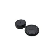 Tutup Body + Tutup Belakang Lensa NIKON (NIKON Body Cap Lens Rear Cap