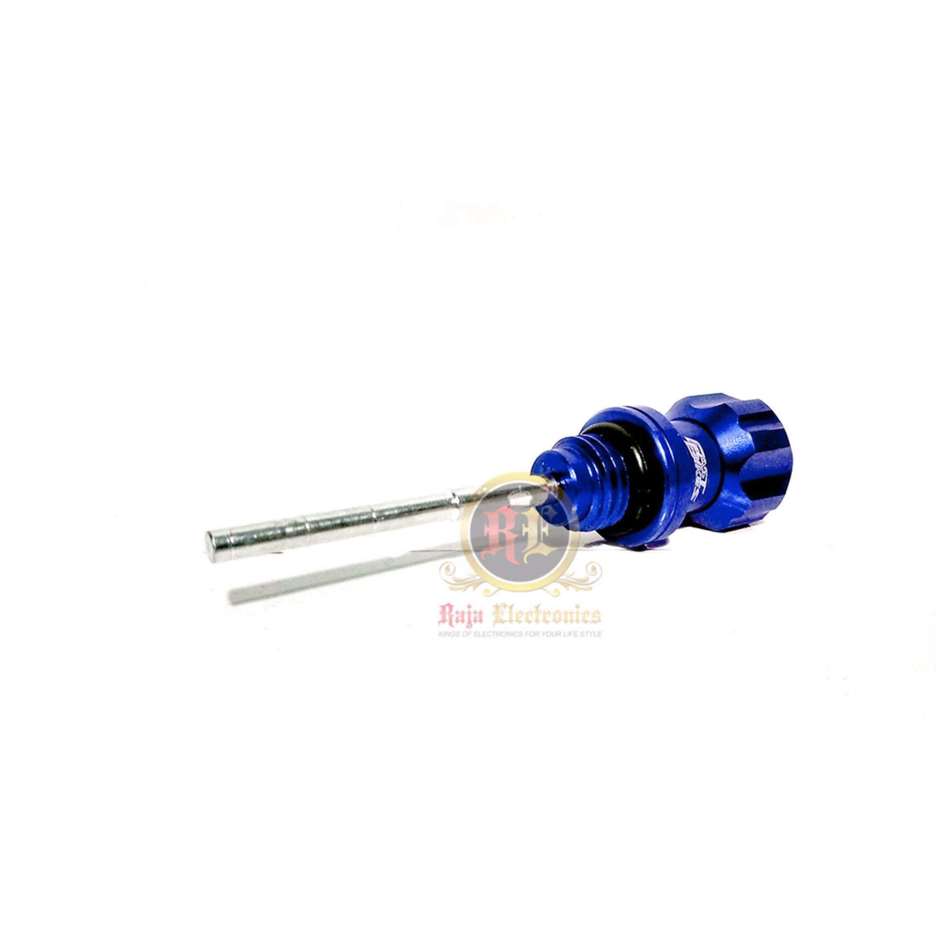 Tutup Oli Jarum CNC Biru