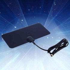 TV Antenna Indoor HDTV DTV Box Flat Design 5dB Gain supportsUHF/VHF signals - intl