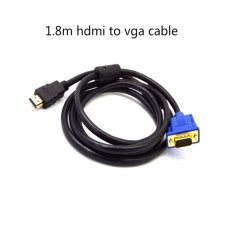 Tv, Audio / Video, Gaming Wearables Digital To Analog Converters Hdmi To Vga Cable,Digital To Analog Audio Converter, Hdmi Converter Adapter Video Cable1.8 Meters - intl