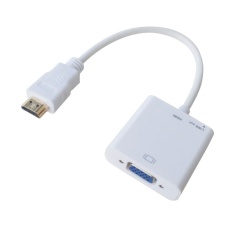 Tv, Audio / Video, Gaming Wearables Digital To Analog Converters Hdmi To Vga With Audio Cable Hdmi To Vga Adapter Hd Switch Vga Converter With Chip - intl