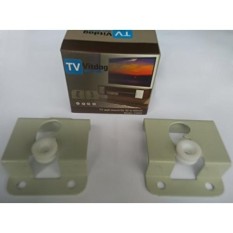 TV Wall Mount Braket untuk Samsung Sony Vizio LG Panasonic TCL SHARP Sanyo Toshiba. Ukuran 32-65 Inch VESA 200x200 Sampai 600X400 Kompatibel Premium Tilt 220 Lbs Kapasitas. -Intl