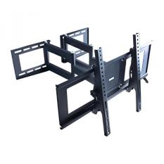 TV Wall Mount Corner Bracket Dual Arms Swivel Tilt for Most Samsung Vizio 32 – 65 inch 1080p LCD LED HD Plasma Flat Screens TVs w/ Max VESA 600x400mm