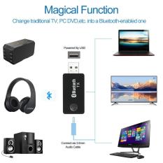 TX9 Wireless Bluetooth Transmitter Stereo Music Stream Transmitter Audio Adapter untuk TV DVD PC CD Player MP3/MP4 - intl