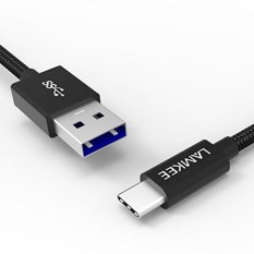 Type C Charging Cable,LAMKEE USB Type CFast Charger Data Sync 56k USB C Long Cord For Samsung Galaxy S8,Nintendo Switch,MacBook,LG G5,Nexus 5X 6P,HTC ore