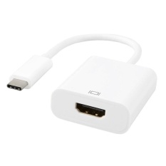 Type C to HDMI Converter Adapter USB C to HDMI Connector forMacBookPro Chromebook Pixel and Other Device with HDMI port -White - intl
