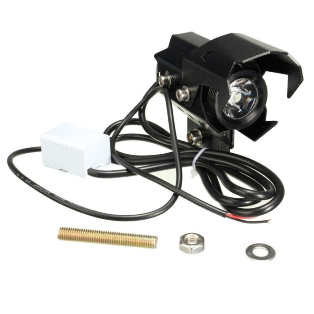U8 LED Lampu Sorot Sepeda Motor Motorbike Headlight Tinggi / Rendah Beam Headlight Lampu - BLACK