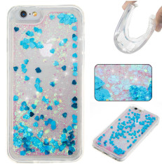 Ueokeird 3D Keren Lumpur Bintang Berkelip-kelip Bling Pelampung Bergerak Dinamis Mengalir Case TPU Penutup untuk Apple IPhone 5C -Internasional