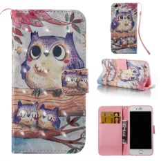 Ueokeird 3D Pelindung Berdiri Dompet Dompet Kartu Kredit Pemegang Magnetic Flip Folio TPU Soft Bumper PU Leather Ultra Slim Fit Case Cover untuk Apple IPhone 6/6 S-Intl