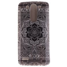 Ueokeird Colorful Black Flower Printed Gel Karet TPU Gel Silicone Soft Case Cover Pelindung Kulit untuk LG G3 Mini/ LG G3 Vigor D725/LG G3 Vigor LS885/LG G3 Beat/LG G3 S D722-Intl