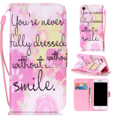 Ueokeird Colorful Pattern Pelindung Berdiri Dompet Dompet Kartu Kredit Pemegang Magnetic Flip Folio TPU Soft Bumper PU Leather Ultra Slim Fit Case Cover untuk IPhone 5/5 S-Intl