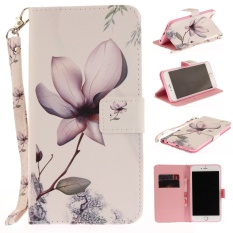 Ueokeird Dompet Dompet Dompet Kartu Kredit ID Pemegang Magnetic Flip Folio TPU Lembut Bumper PU Kulit Ultra Slim Fit Case Cover untuk Apple IPhone 6/6 S-Intl