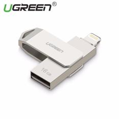UGREEN 16GB Flash Drive untuk iPhone, 2 in 1 kilat Flash Drive USB eksternal penyimpanan memori Stick Thumb Drive untuk iPhone 7, 7Plus, 6s, 6, 5, 5s plus, iPad udara, iPad Mini, iPod, Mac dan PC dll