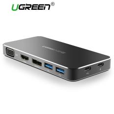 UGREEN 7 in 1 USB-C HUB with 1080P HDMI / VGA / DP / PD Charging Port Adapter for MacBook2015 / MacBook pro 2016 / Dell XPS13 / Dell XPS15/ Xiaomi Air/ HP EliteBook folio G1/ ASUS ZenBook3 / ASUS Transformer 3 Pro T303UA / Microsft Lumia950/ Samsung S8