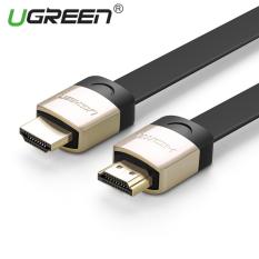 UGREEN Datar Premium Kecepatan Tinggi HDMI With Ethernet Kabel Logam Kasus 24 KB Emas Konektor Berlapis (2 M) -Internasional