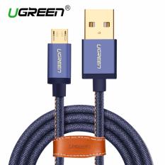UGREEN 1Meter mikro USB 2.0 kabel untuk Samsung Xiaomi Redmi ASUS Zenfone LG Denim dikepang Sync dan cepat pengisian kabel Data untuk ponsel Android