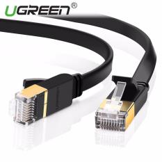 UGREEN Super Kecepatan Tinggi RJ45 STP Kucing 7 Gigabit Jaringan Ethernet Kabel Datar (10 M)-International