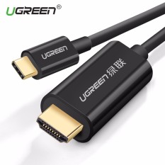 UGREEN USB C HDMI Cable Adapter, USB Type C to HDMI Cord Support 4K for New Macbook, Macbook Pro 2016, Dell XPS 13, Samsung Galaxy S8 Plus,Note 8,Huawei mate10, Lenovo Yoga 900, Google Chromebook Pixel 1.5m-Black - intl