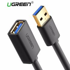 UGREEN USB Kabel Ekstensi USB 3.0 Extender Kabel Tipe A MALE To Female Transfer Data Lead untuk PlayStation, Xbox, Oculus VR, USB Flash Drive, Card Reader, Hard Drive, Keyboard, Printer, Kamera (1 M)