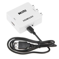 UINN HDMI to Mini Composite CVBS RCA AV Video Converter Adapter Old TV 1080p HRCA - intl