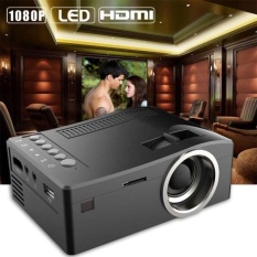 Ulamore 1080 P HD LED Home Multimedia Center Cinema USB TV VGA SD HDMI Mini Proyektor BK-Intl