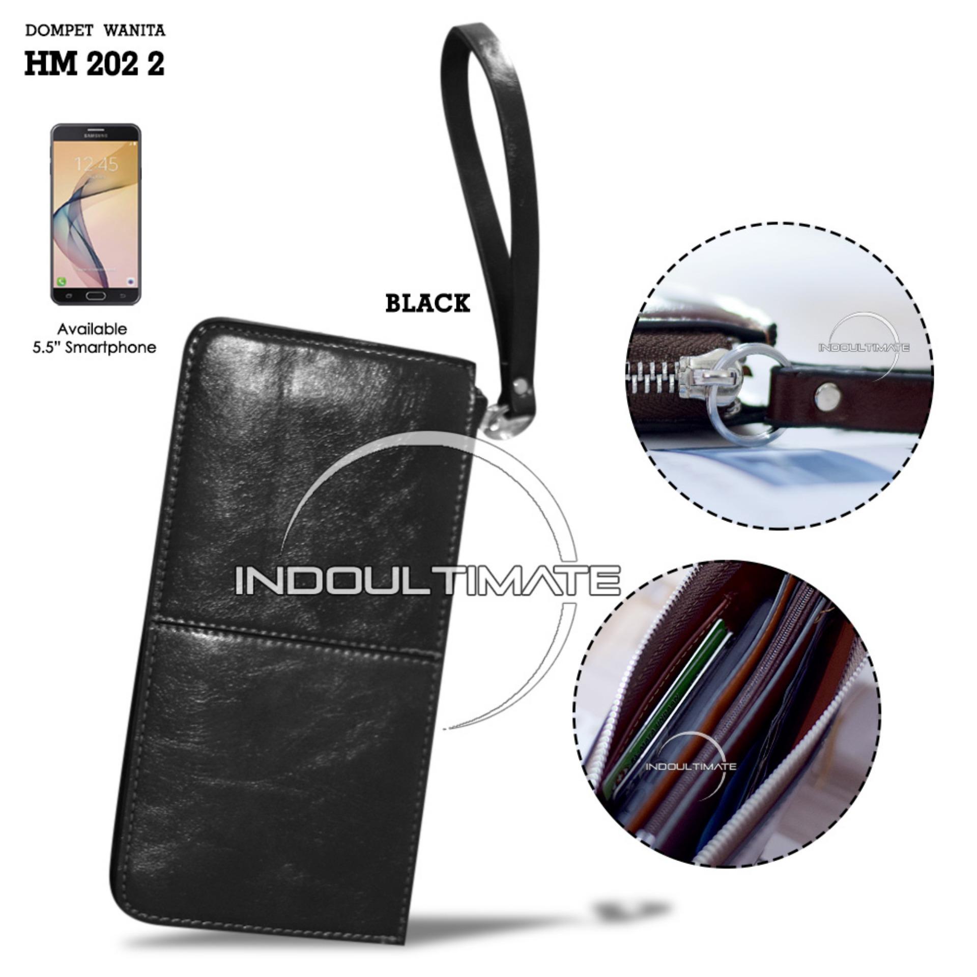 Ultimate Dompet Pria / Wanita HM-202 2 / Dompet Cowok / Cewek Kartu ATM Panjang Lipat Kulit Import Murah