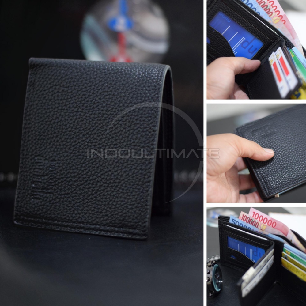 Ultimate Dompet Pria FS 70201 - Black / Dompet Cowok Kartu ATM Panjang Kulit Lipat Import Murah