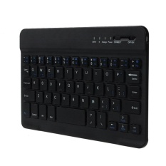 Aluminium Sangat Tipis Nirkabel Keyboard Bluetooth untuk Ios Android PC BK-Intl